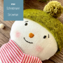DIY drolliger Schneemann